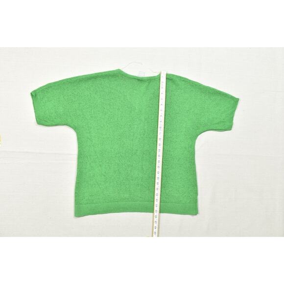 Chico's Green V-Neck Dolman Sweater Pullover Regular Size L - Picture 4 of 8